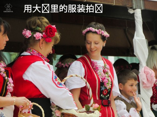 玫瑰在大锅中的服装拍照